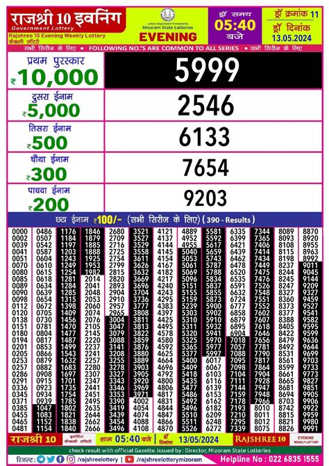 rajoshree lottery result|rajshree 10 result.